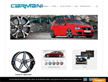 Tablet Screenshot of carmani.de